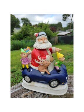 Melody In Motion Santa Claus 2007 Animated Musical Figurine Christmas Decor